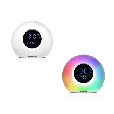 Bell+Howell Hd True Wireless Speaker W/Alarm Clock - White