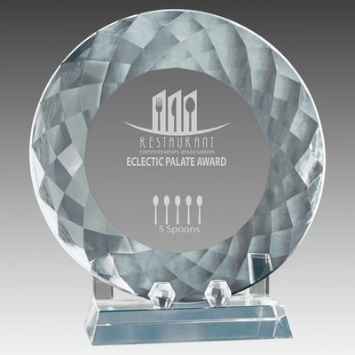 Crystal Plate with Base