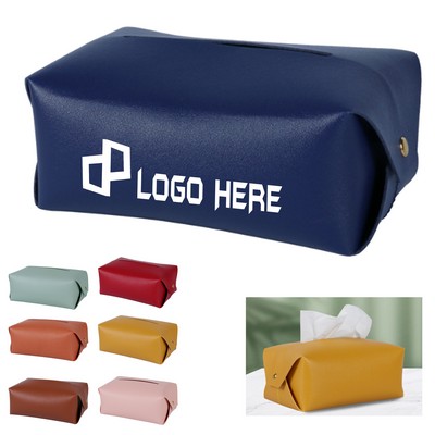 Pu Leather Rectangular Tissue Box