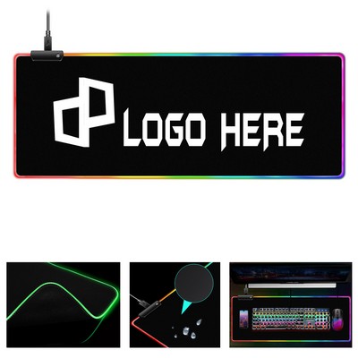 Rgb Light Gaming Mouse Pad