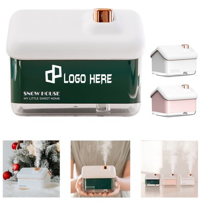 House-Shaped Mini Night Light Humidifier