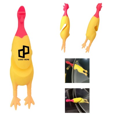 Screaming Chicken Shape Anti-Spill Pot Side Clip