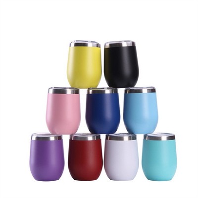 12oz Insulated Stainless Steel Wine Tumblers
