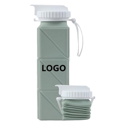 21oz Silicone Collapsible Water Bottle