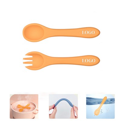 Silicone Spoon And Fork Set