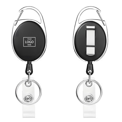 Retractable Badge Holder w/ID Clip