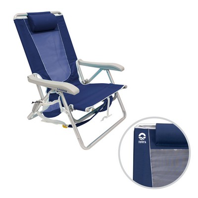 GCI Backpack Beach Chair - Nautical Blue (Set of 4)