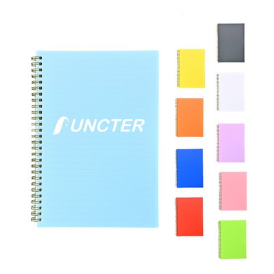 A5 Double Spiral PP Cover Notepad