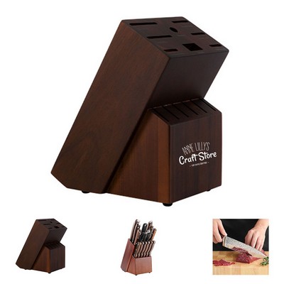 German Rust-resistant Stainless Steel Kitchen Knife Block Set