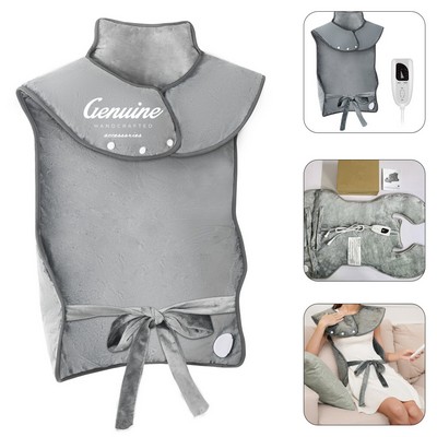 Stylish Warm Plush Wearable Electric Blanket