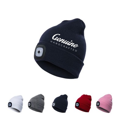 Led Knitted Beanie Hat