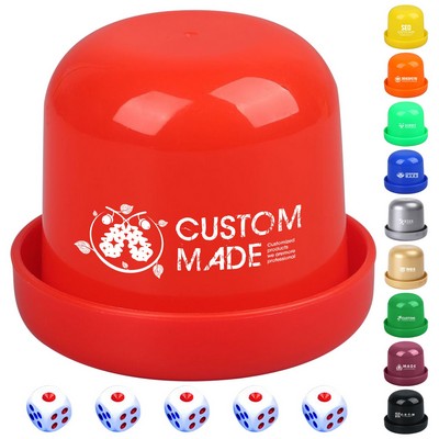 Plastic Game Dice Cup Shaker