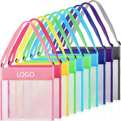 Sand-Free Mesh Beach Tote & Toy Organizer