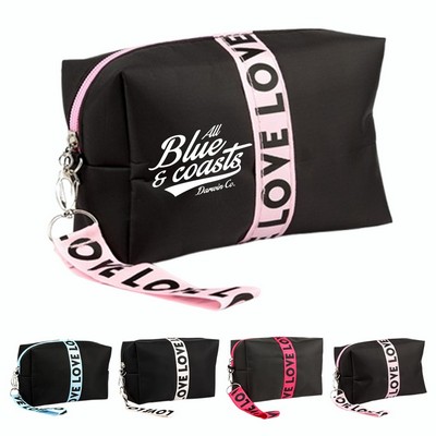 Zippered Cosmetic Travel Bag