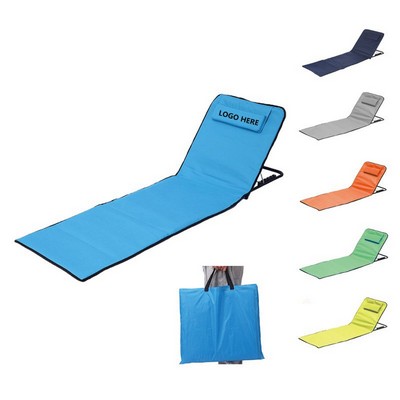 Adjustable Beach Chairs Outdoor Lounger Foldable Mats