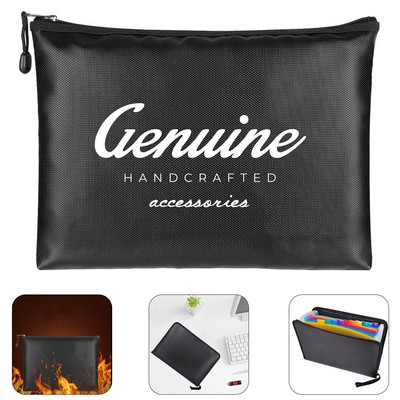 Silicone Coated Fireproof Document Bag