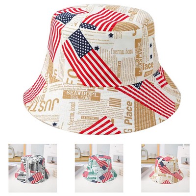 American Flag Bucket Hat