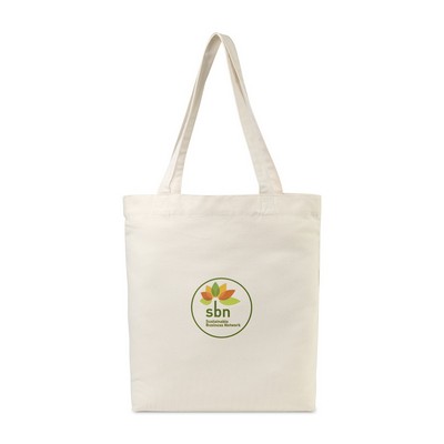 Recycled Cotton Gusset Bottom Tote - AWARE™ - Natural