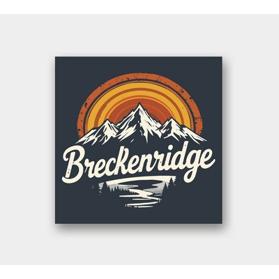 Square - Removable Outdoor Sticker - 3" x 3"