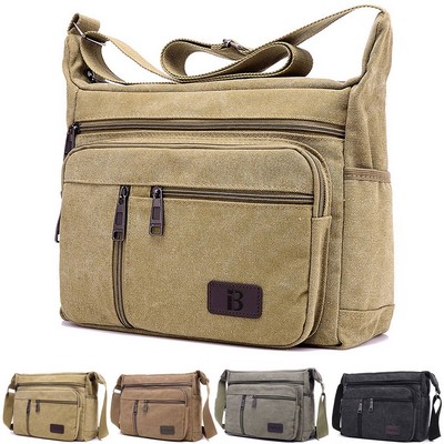 Multi layer canvas bag