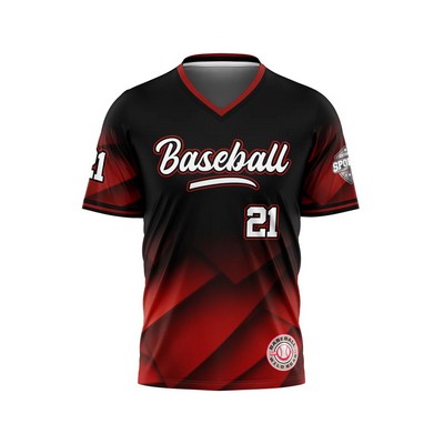 Custom V-Neck Baseball Jersey