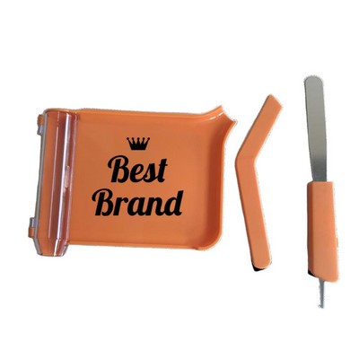 Pill Counting Tray and Metal Spatula