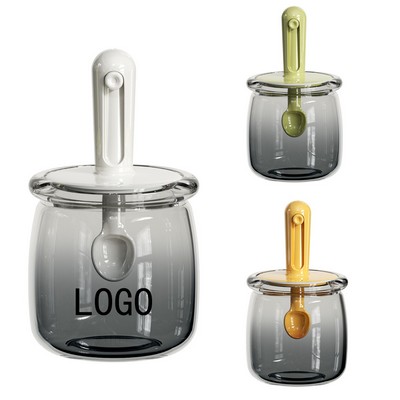 Sealed Telescopic Glass Seasoning Jar