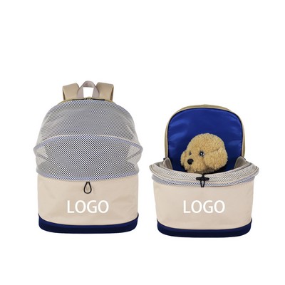 Foldable Pet Backpack Breathable Mesh