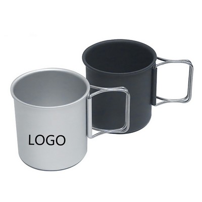 10oz Lightweight Aluminium Folding Handle Coffee Cup