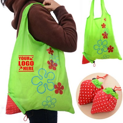 Strawberry Folding Tote