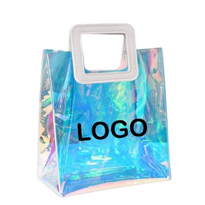 Holographic Clear Tote Bag