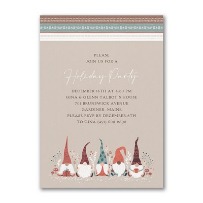 Gnome for Christmas Invitation