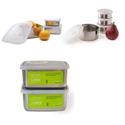 U KONSERVE U Konserve Stainless-Steel 9-Pc Food Storage Containers