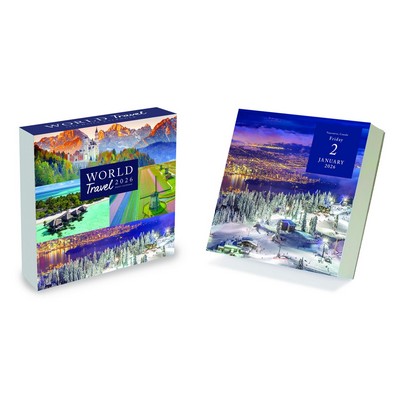 2026 World Travel Daily Desktop Calendar