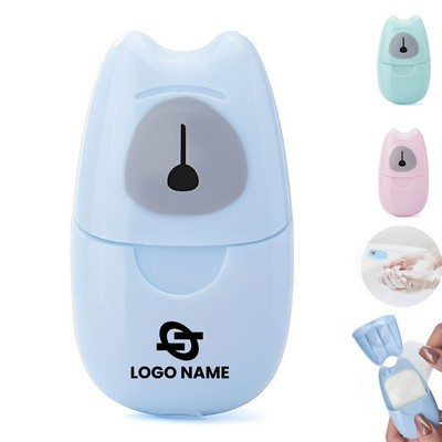 Mini Portable Travel Soap Paper Sheets