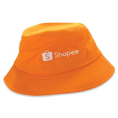 Bucket Hat with Embroidered Logo