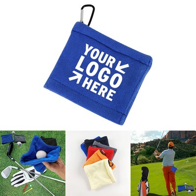 Soft Microfiber Golf Towel with Hanging Loop for Cleaning