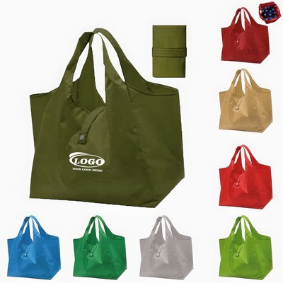 Custom Collapsible Waterproof Oxford Cloth Shopping Bag