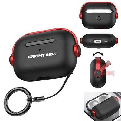 TPU Case with Carabiner Keychain Compatible with AirPods Pro