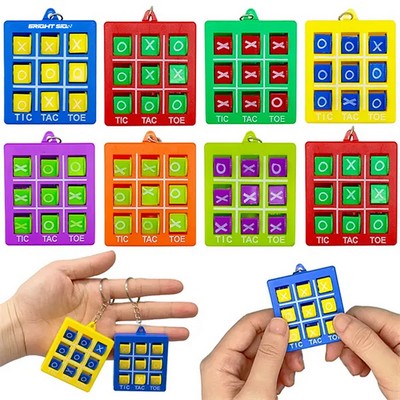 Tic-Tac-Toe Game Keychain Toy