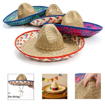 Mexican Braided straw hat