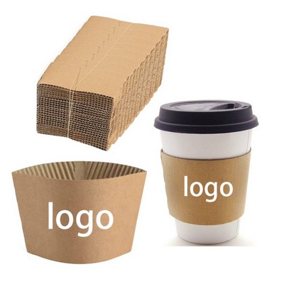 Kraft Paper Coffee Cup Sleeves