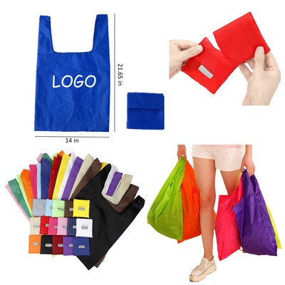 Oxford Cloth Foldable Reusable Portable Tote Bag