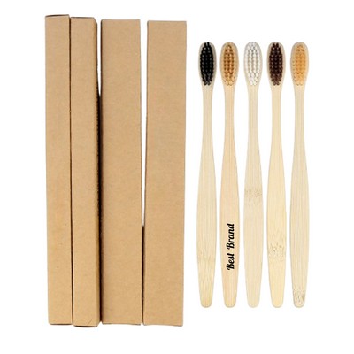 Eco-Friendly Bamboo Soft Bristle Toothbrush
