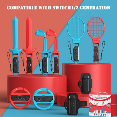 Switch1/2 Generation Motion-Sensing Sports Game 12-in-1 Set