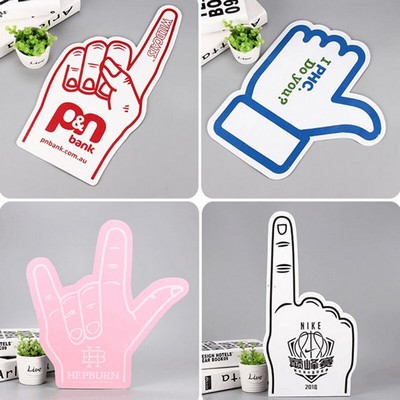 Custom Giant Foam Finger Gladiators - EVA Foam Hands for Sports Events, Cheerleading, Parties