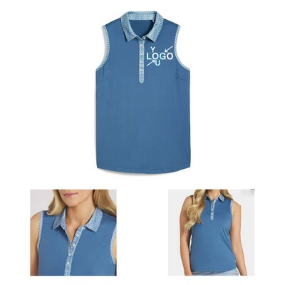 Women's Sleeveless Golf Polo