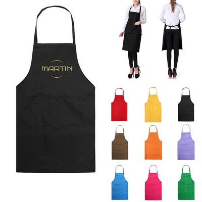 Full-Length Two-Pocket Bib Apron
