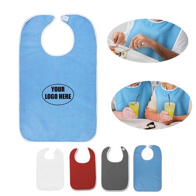 Reusable Adult Elderly Terry Bibs