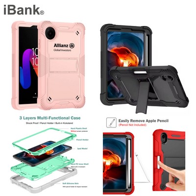 iBank ® Shockproof Case compatible with iPad Mini 7 (A17 Pro) 2024, Mini 6 (2021)